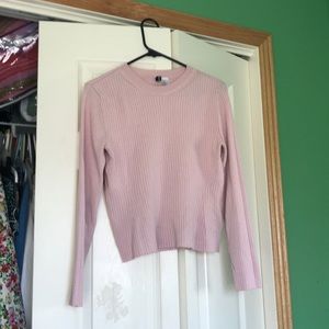 Flamingo-pink sweater